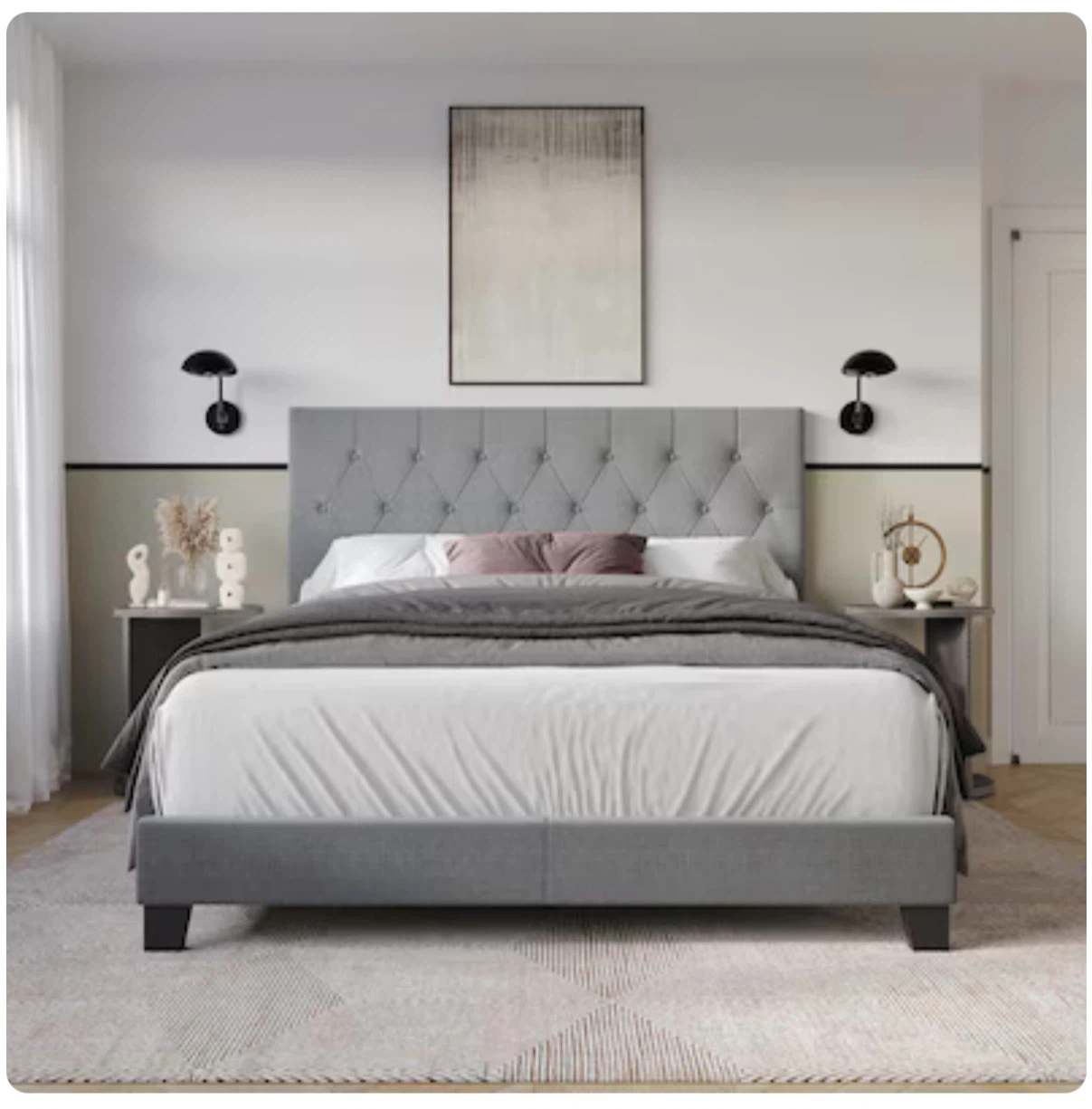 Queen size bed frame, unopened