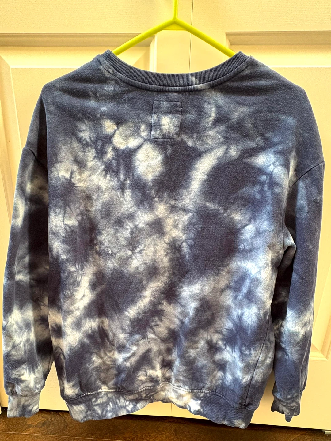 Blue Tie-Dye Crewneck Sweatshirt - photo 3