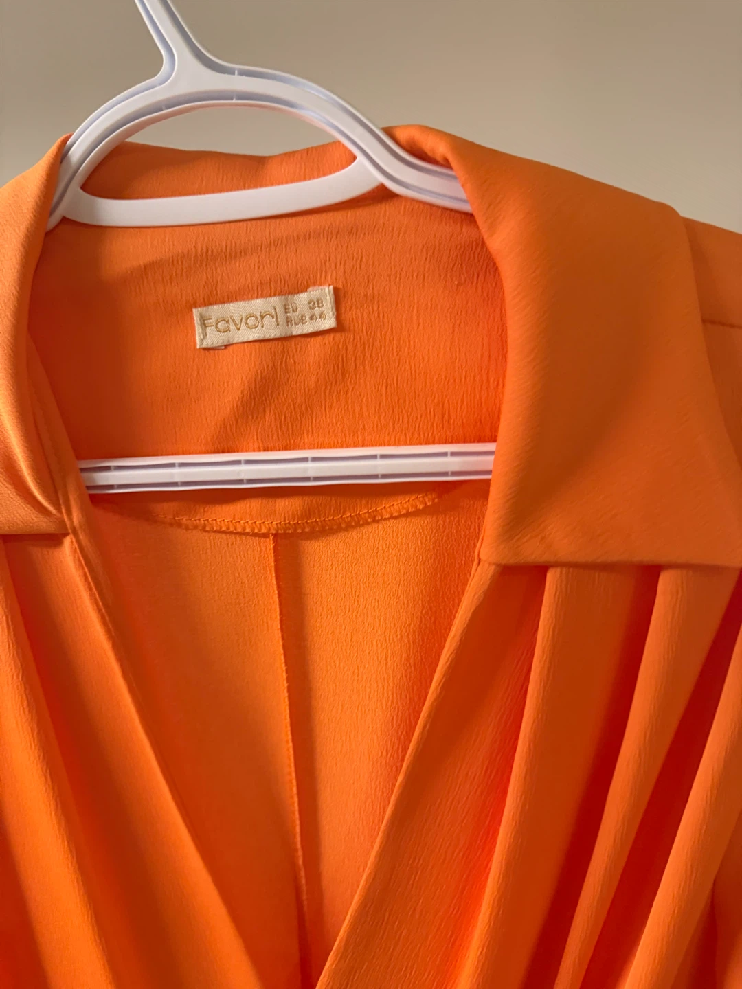 Favori Orange Wrap Dress - photo 2