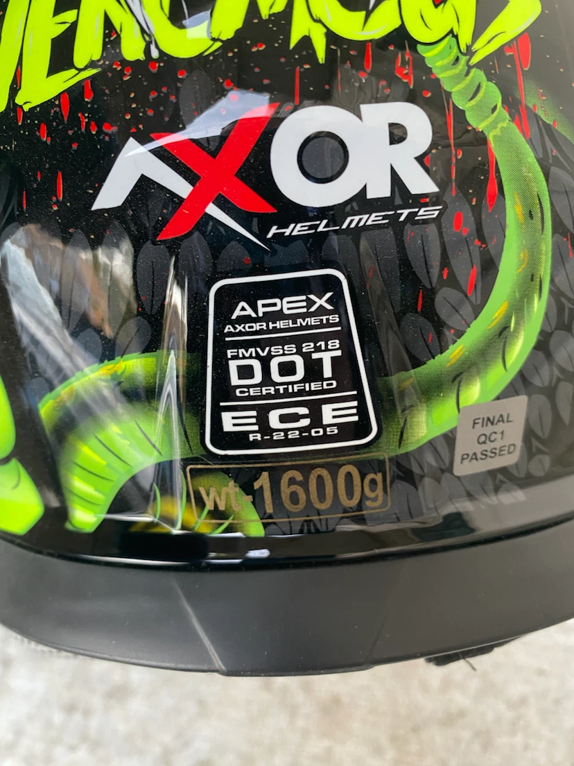 Motor cycle helmet - photo 4