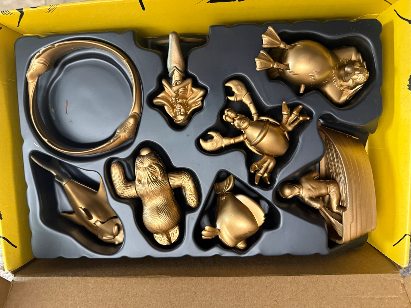 1987 Little Mermaid Golden Toy Set - photo 2