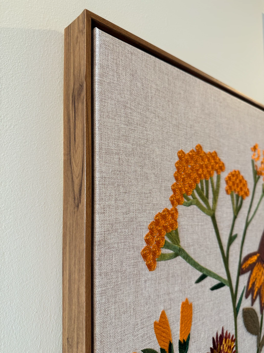 Picture for Electrical Panel Cover. Embroidered Floral Wall Art - photo 3