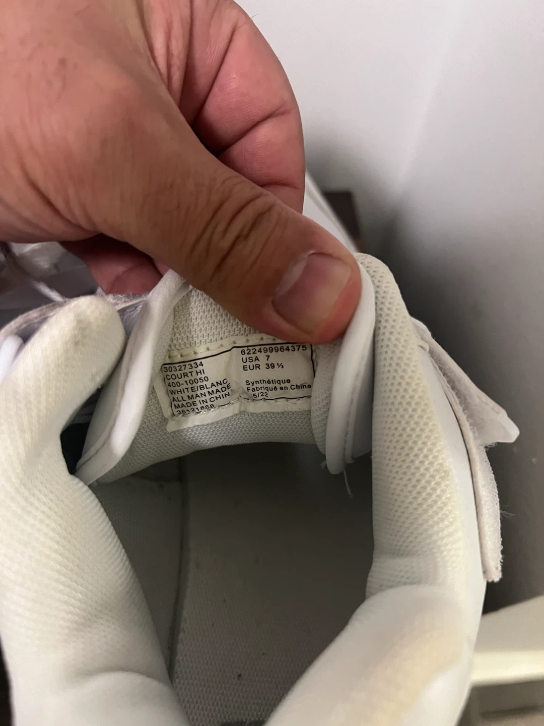 FUBU Court Hi Sneakers White - photo 4