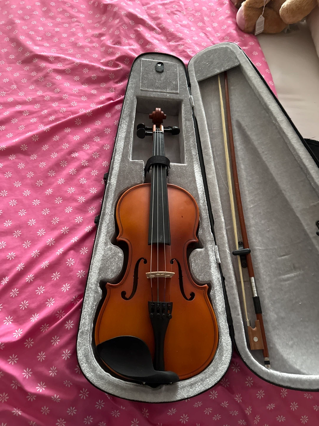 Mendini by Cecilio Violin with Case and Bow - photo 2