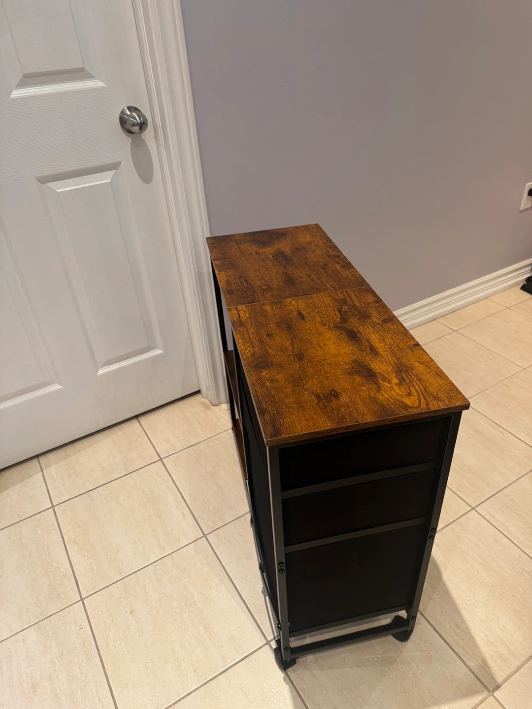 Rolling Filing Cabinet with Storage Shelves - photo 4