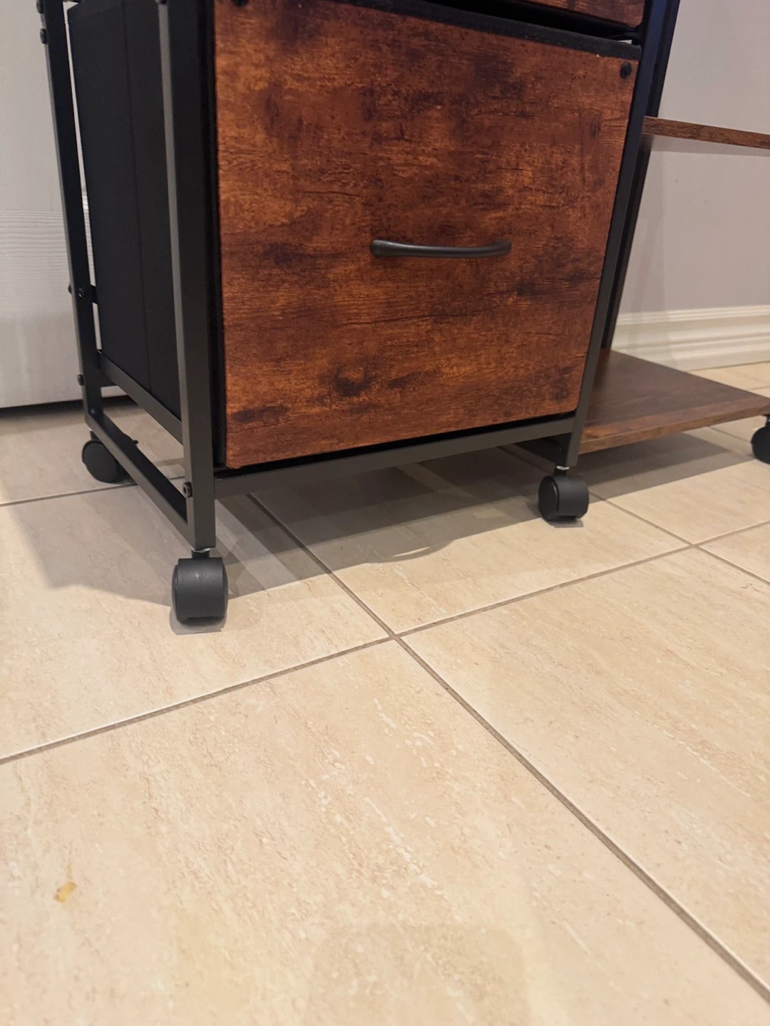 Rolling Filing Cabinet with Storage Shelves - photo 5