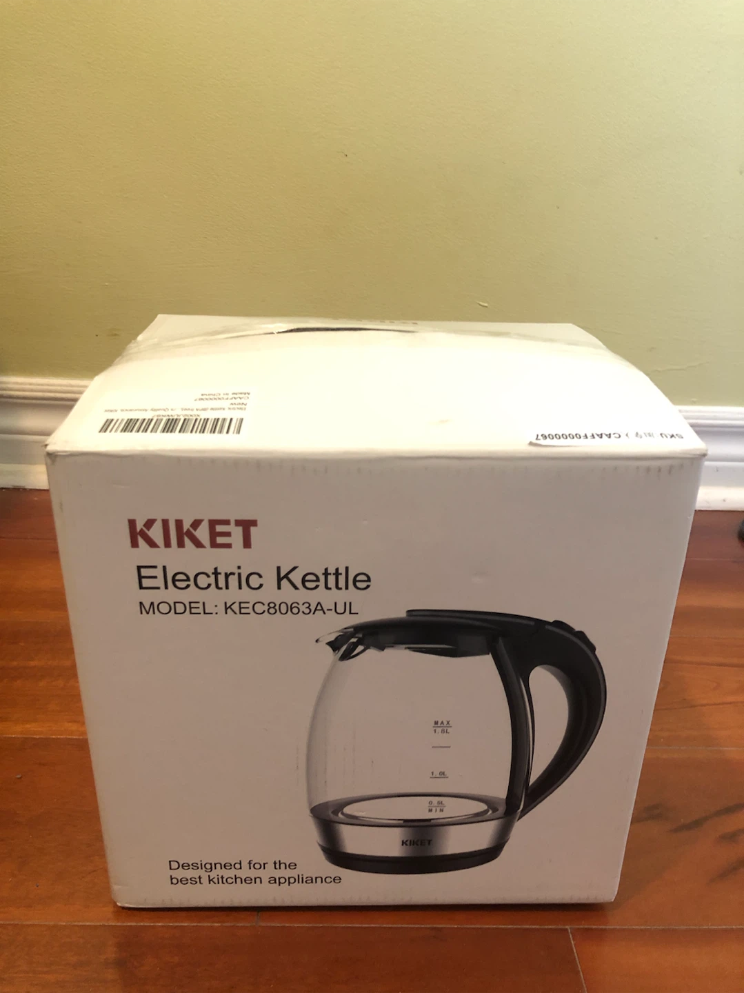 KIKET Electric Kettle Model KEC8063A-UL - photo 3