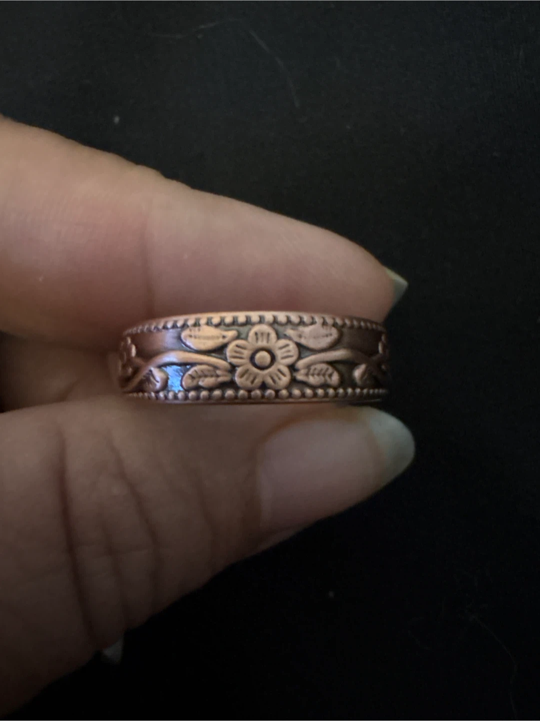 New Copper Magnetic Ring and Bracelet Set - photo 2