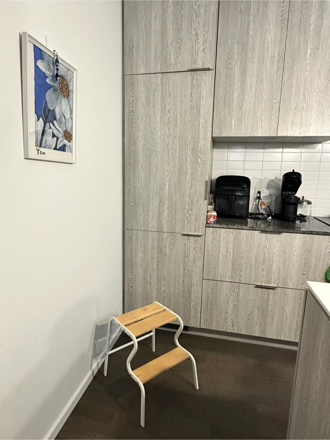 IKEA GRUBBAN Step Stool White/Birch - photo 2
