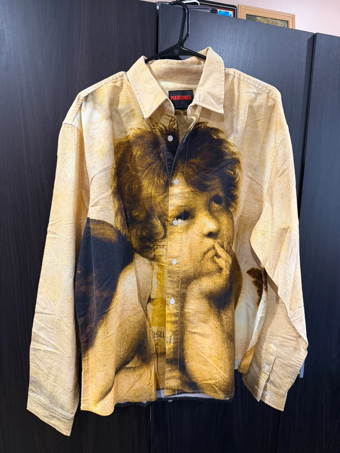 Pleasures Cotton Button-Up Shirt