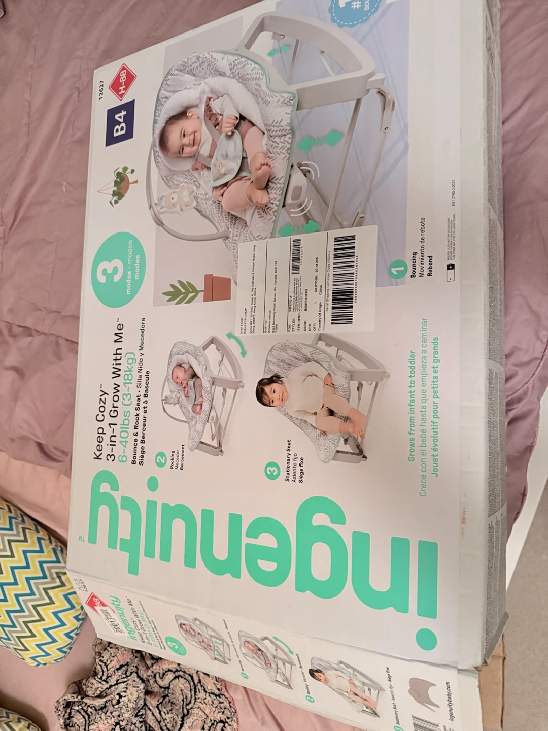 Ingenuity Keep Cozy 3-in-1 Grow With Me Seat