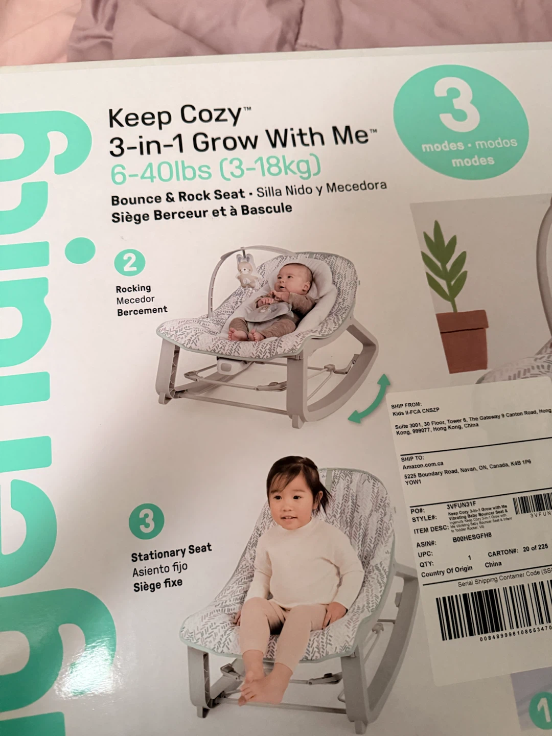 Ingenuity Keep Cozy 3-in-1 Grow With Me Seat - photo 3