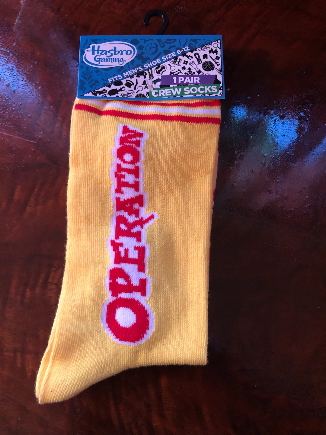 Hasbro Gaming Operation Crew Socks