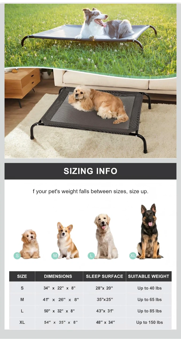 100%NEW NeverUse ElevatedDogBed Orig$80 NOW$40 - photo 5