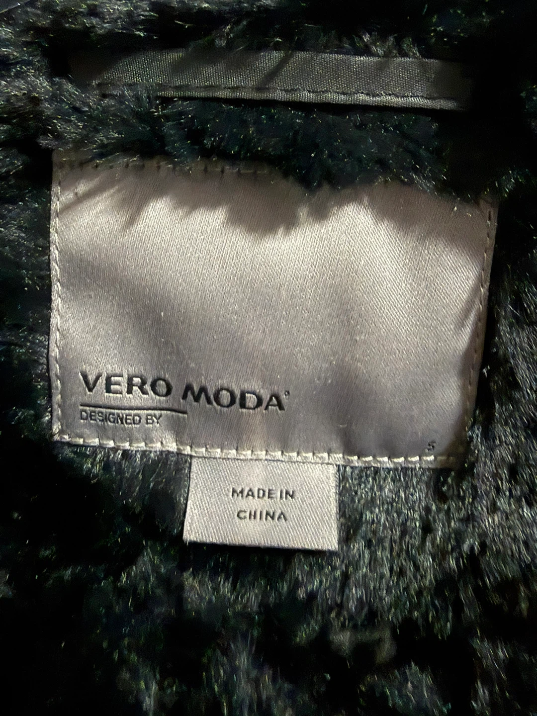 Vero Moda Black Faux Fur Jacket - photo 2