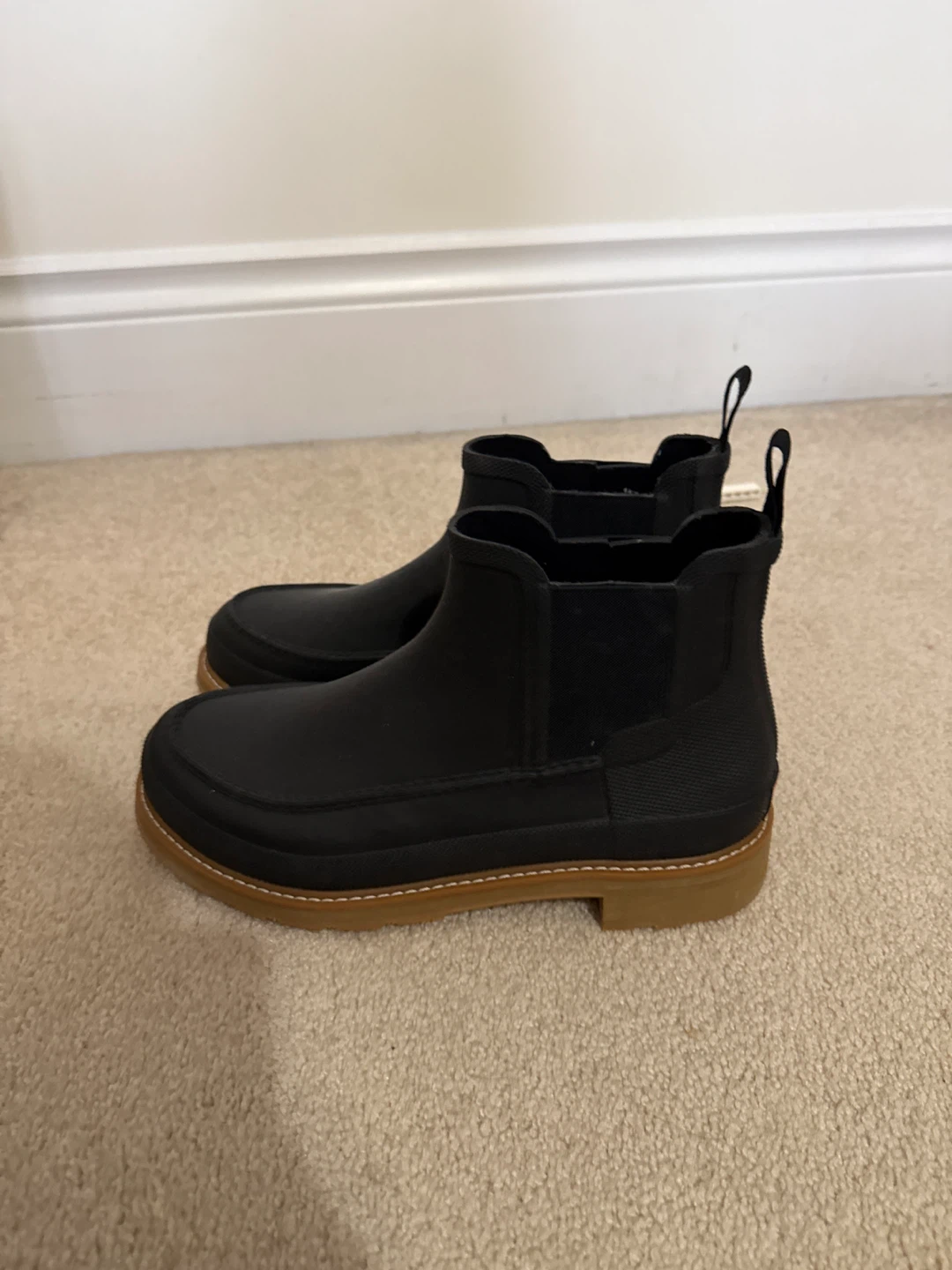 Black Rubber Chelsea Boots - photo 2
