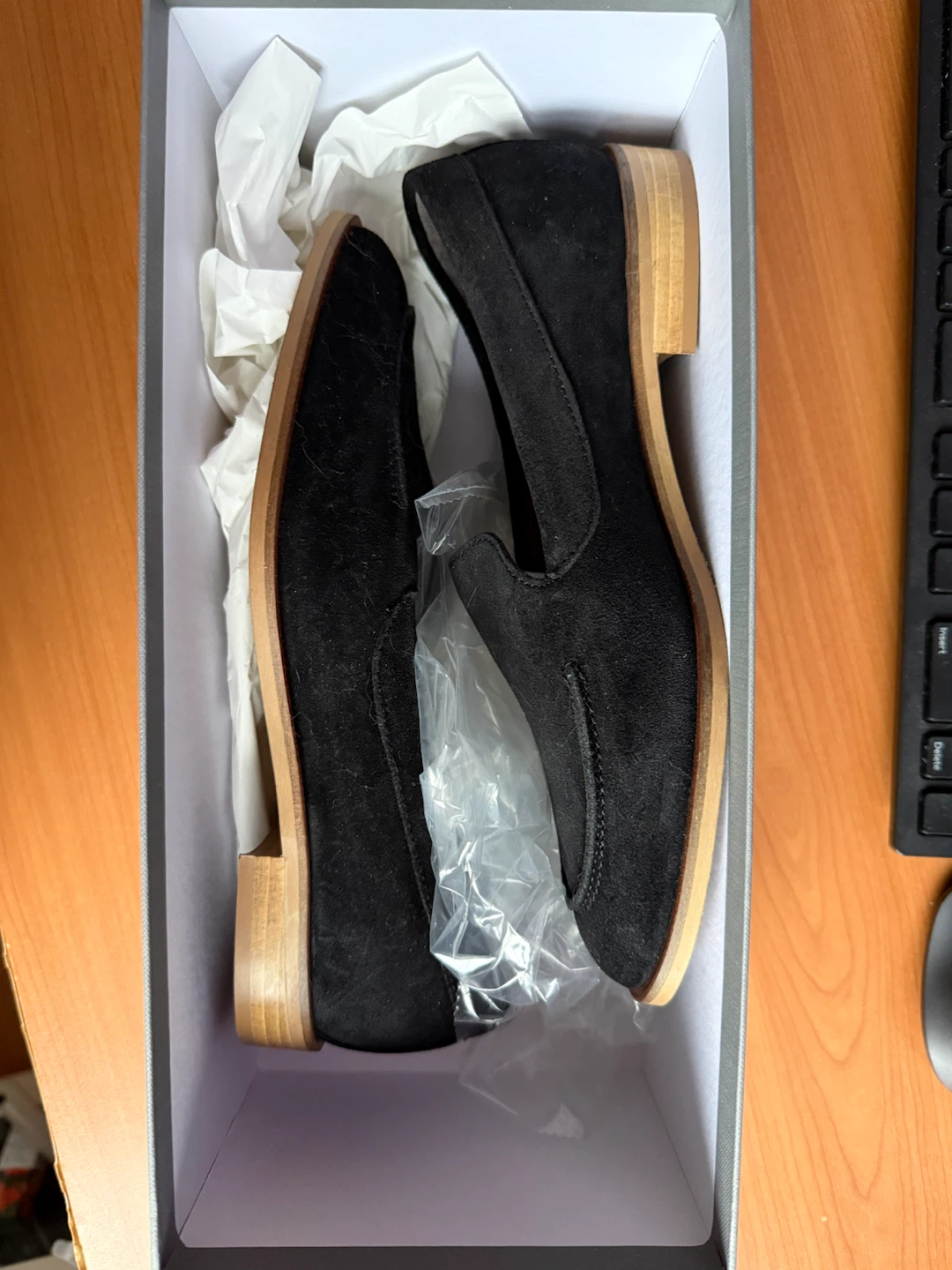 Everlane Black Suede Loafers - photo 2