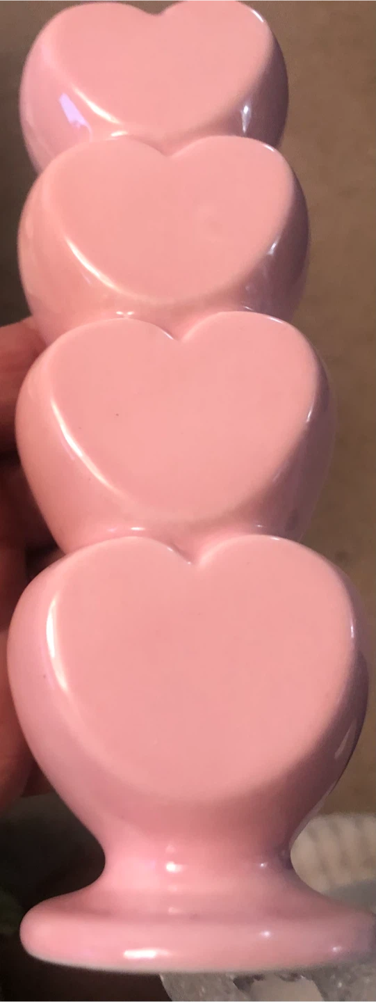 Pink Heart  Candle Holders - photo 2