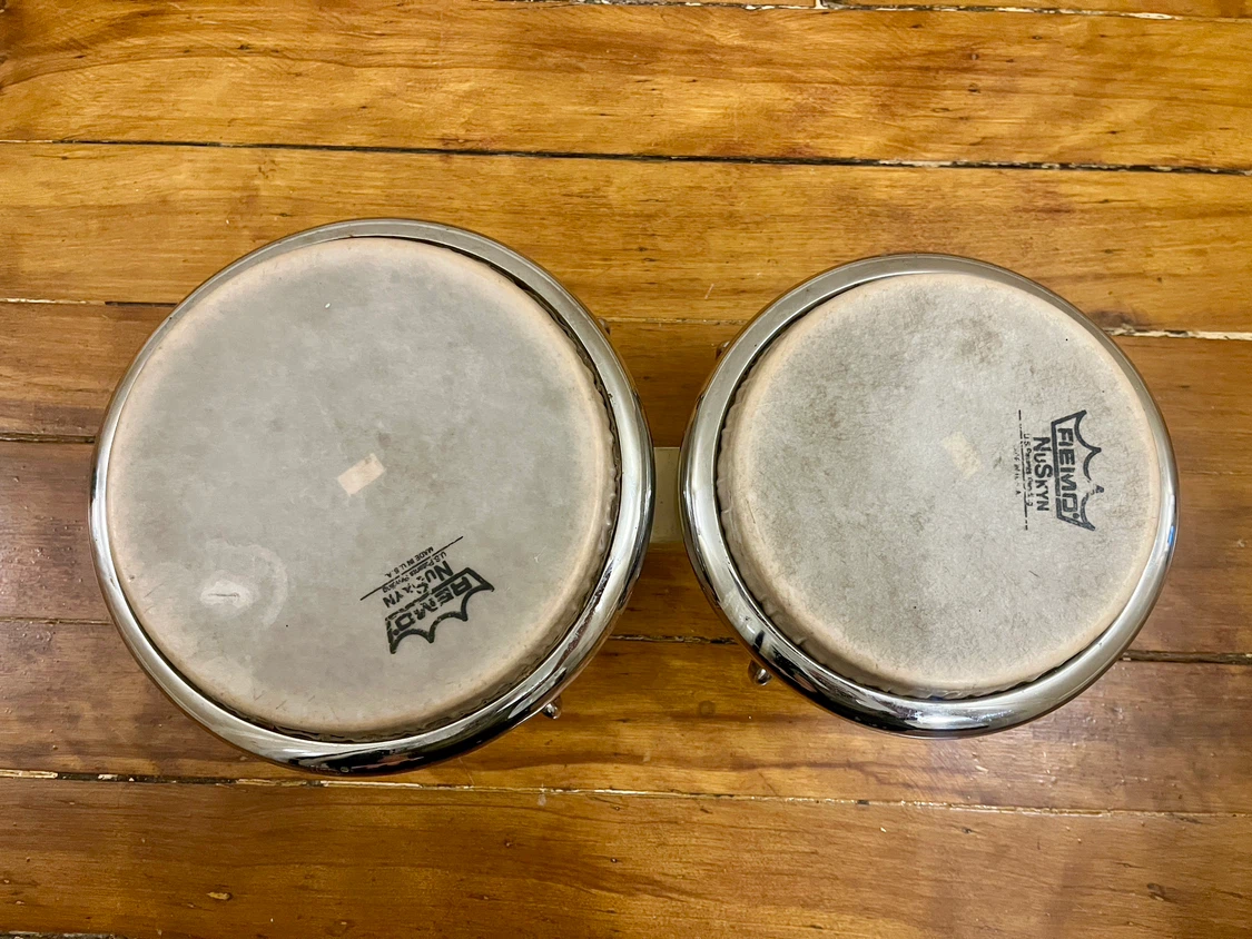 Vintage LP Professional Fibreglass Bongo Drums - photo 3