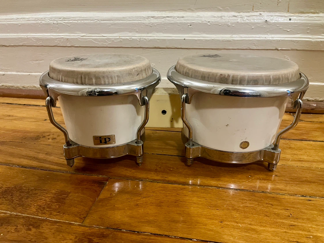 Vintage LP Professional Fibreglass Bongo Drums - photo 4
