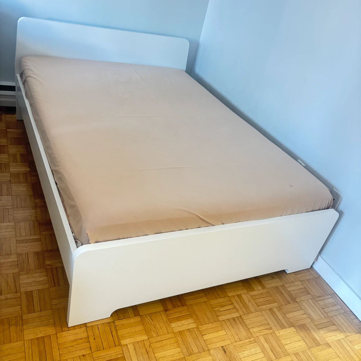 IKEA MALM Bed frame, high, white - size full