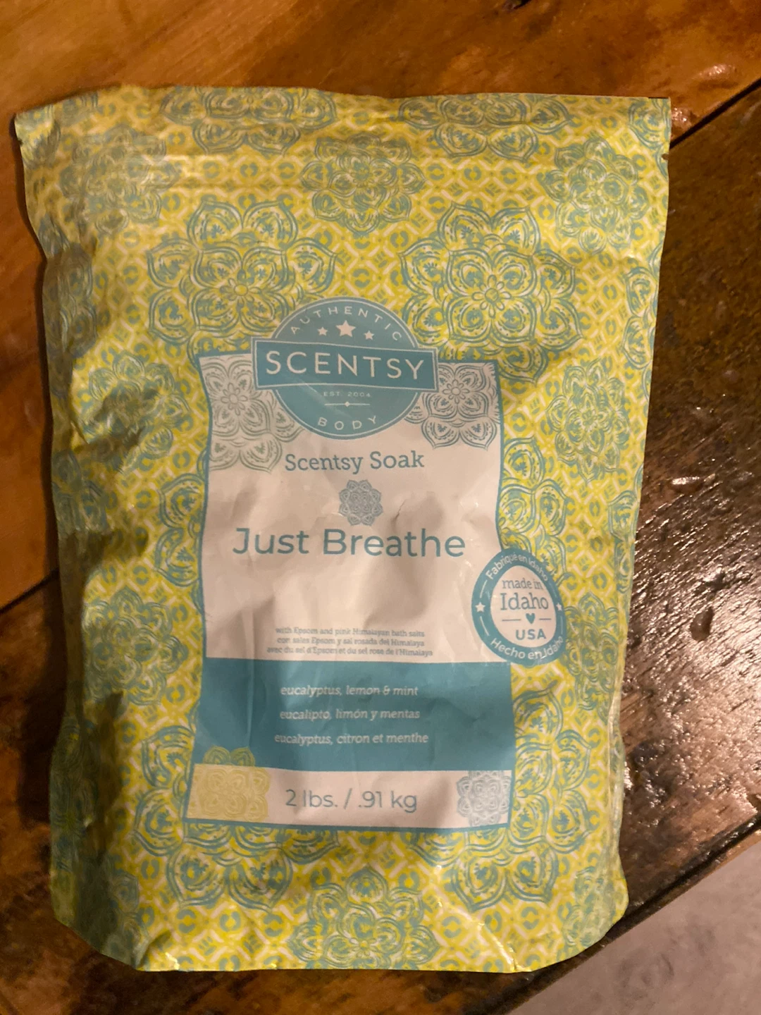 Scentsy Soak Just Breathe Bath Salts