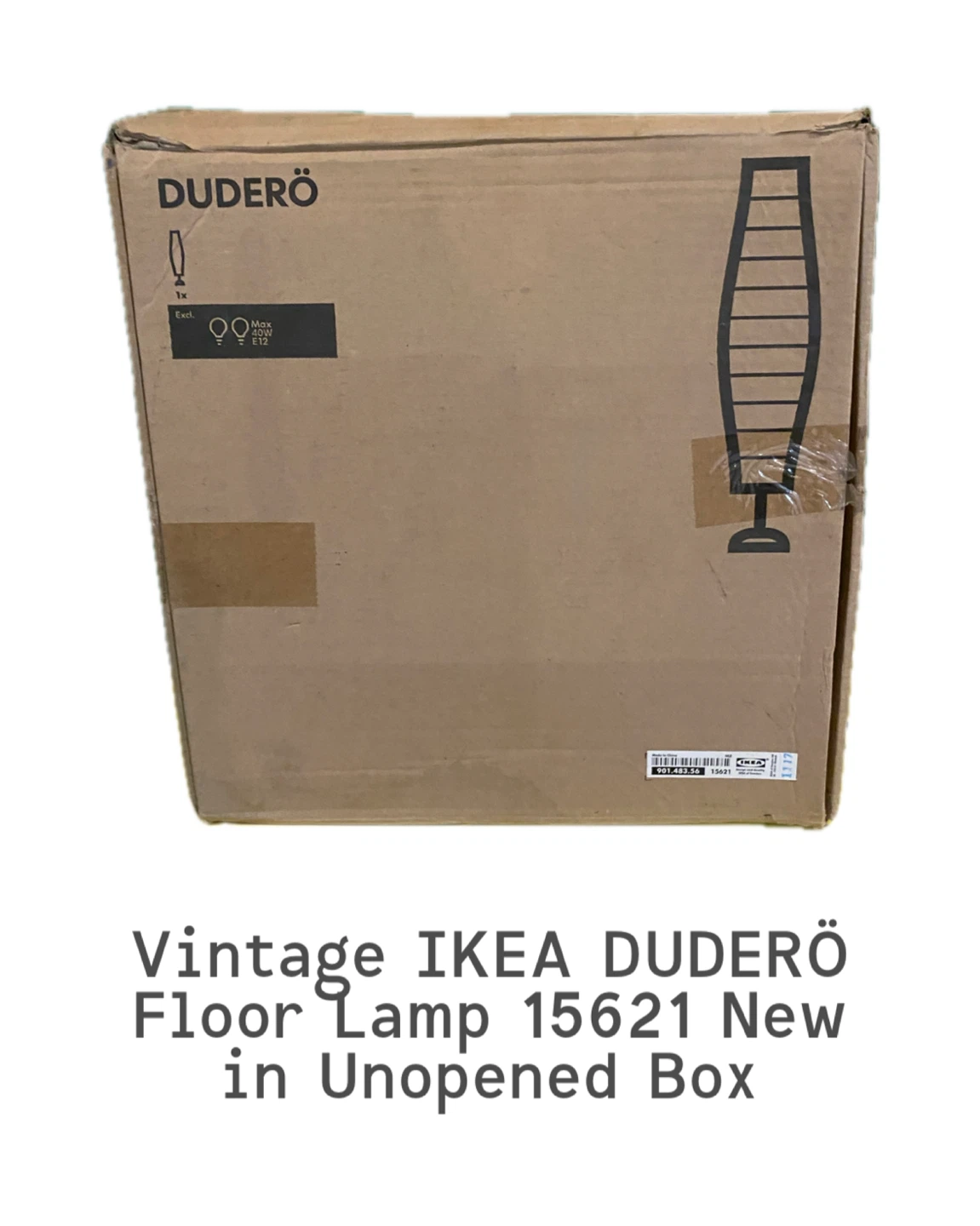 Vintage IKEA DUDERÖ Floor Lamp New In Box