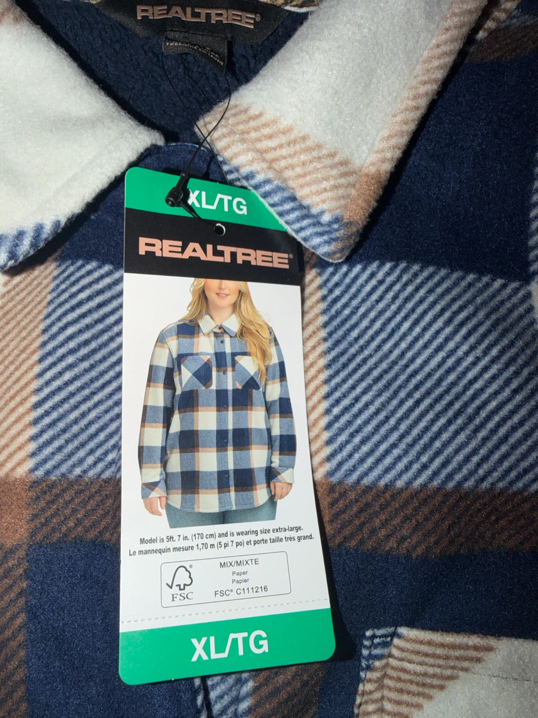Realtree Plaid Fleece Shirt