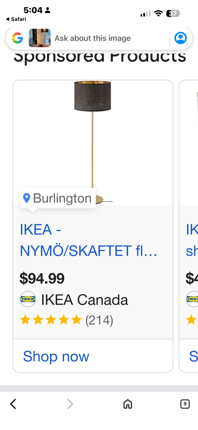 IKEA NYMÖ/SKAFTET Floor Lamp - photo 2