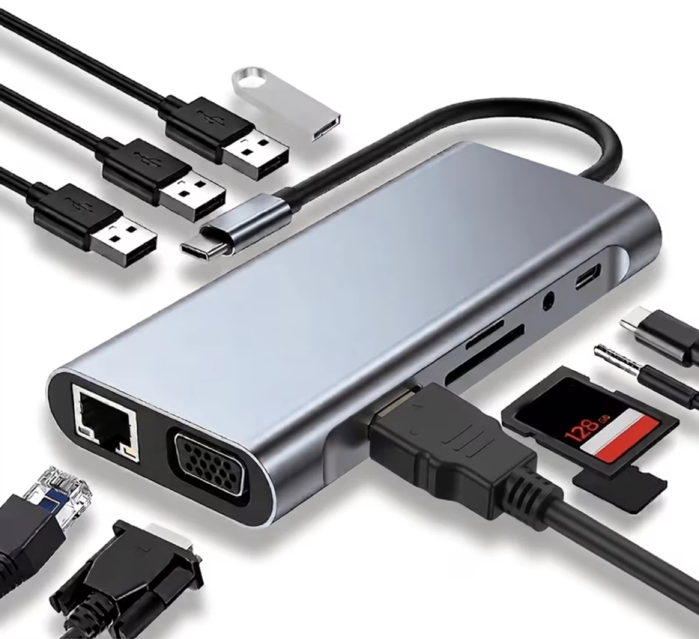 New 11-in-1 USB-C Multiport Hub Adapter