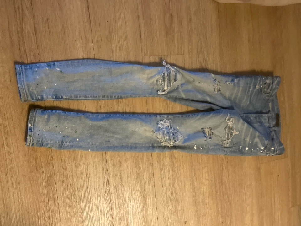 Amari Paint Splatter Jeans