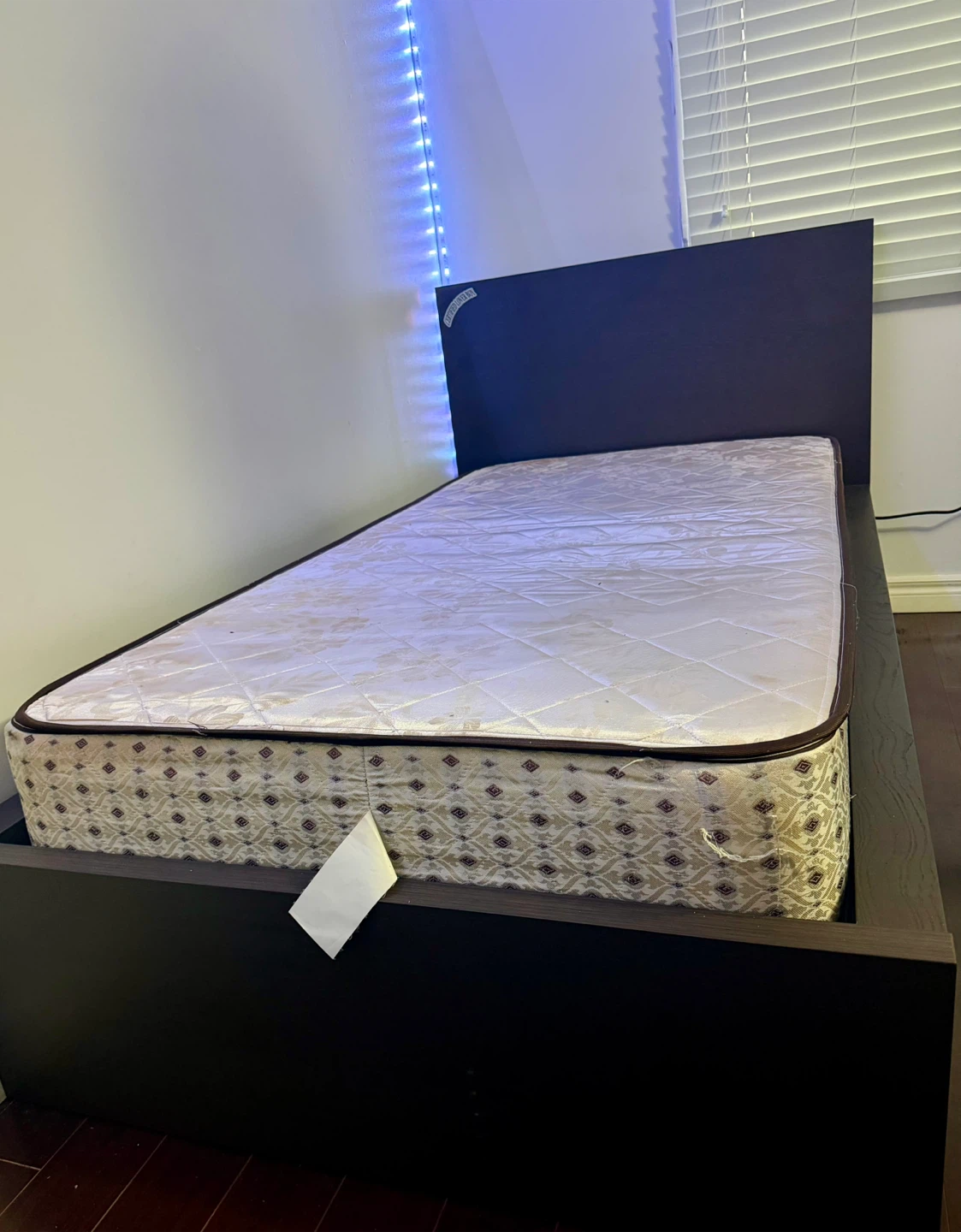 2 IKEA Twin Bed Frame with Mattress. - photo 2