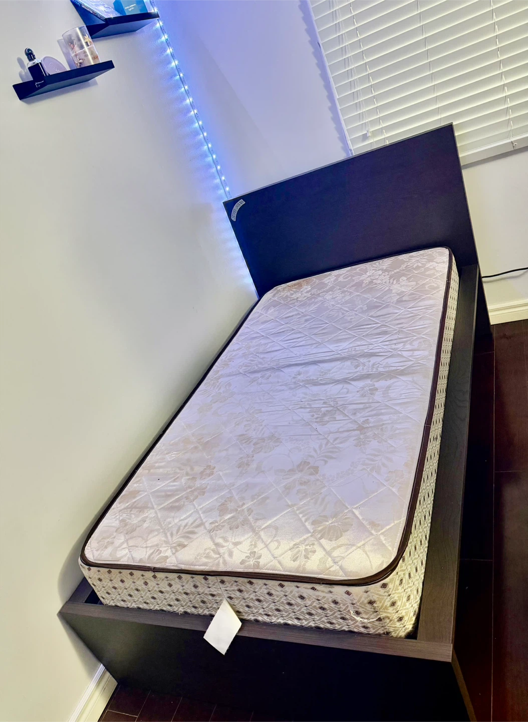 2 IKEA Twin Bed Frame with Mattress. - photo 3