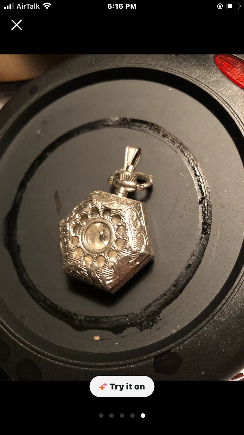 Vintage Hexagonal Pendant Watch