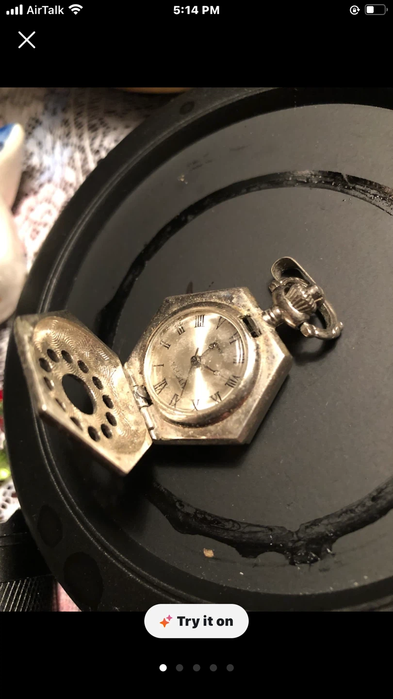 Vintage Hexagonal Pendant Watch - photo 5