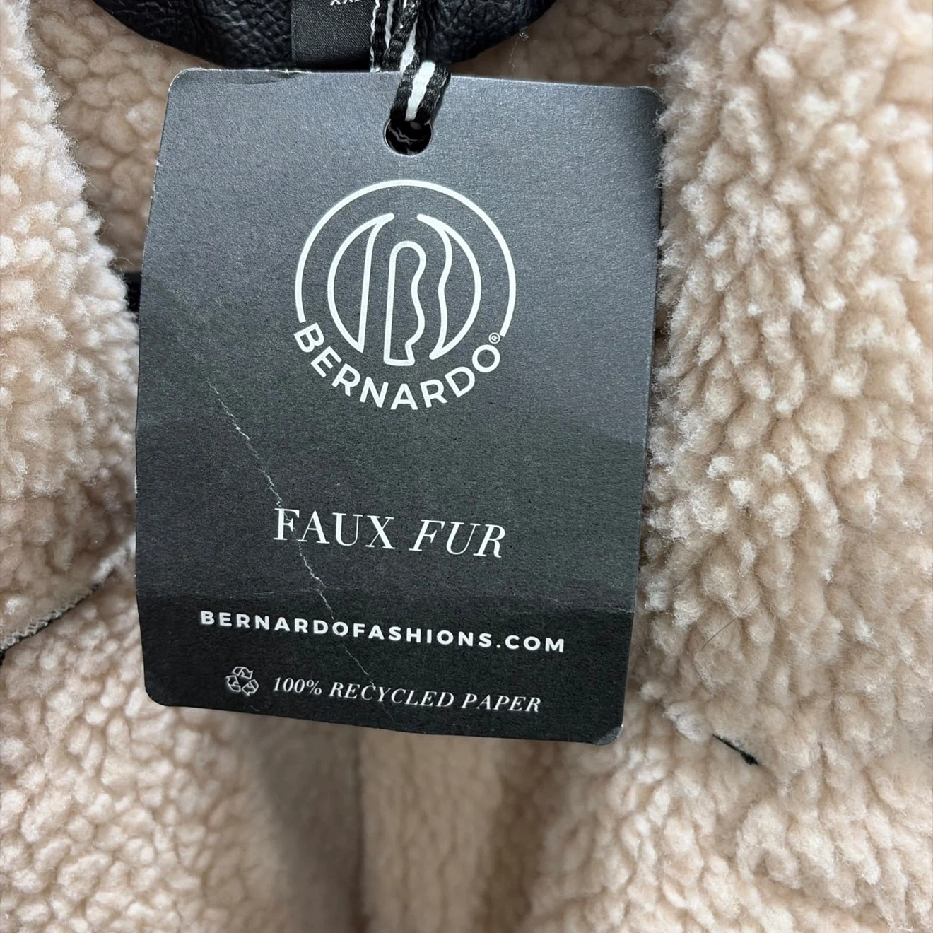 Bernardo Faux Leather Sherpa Jacket - photo 5