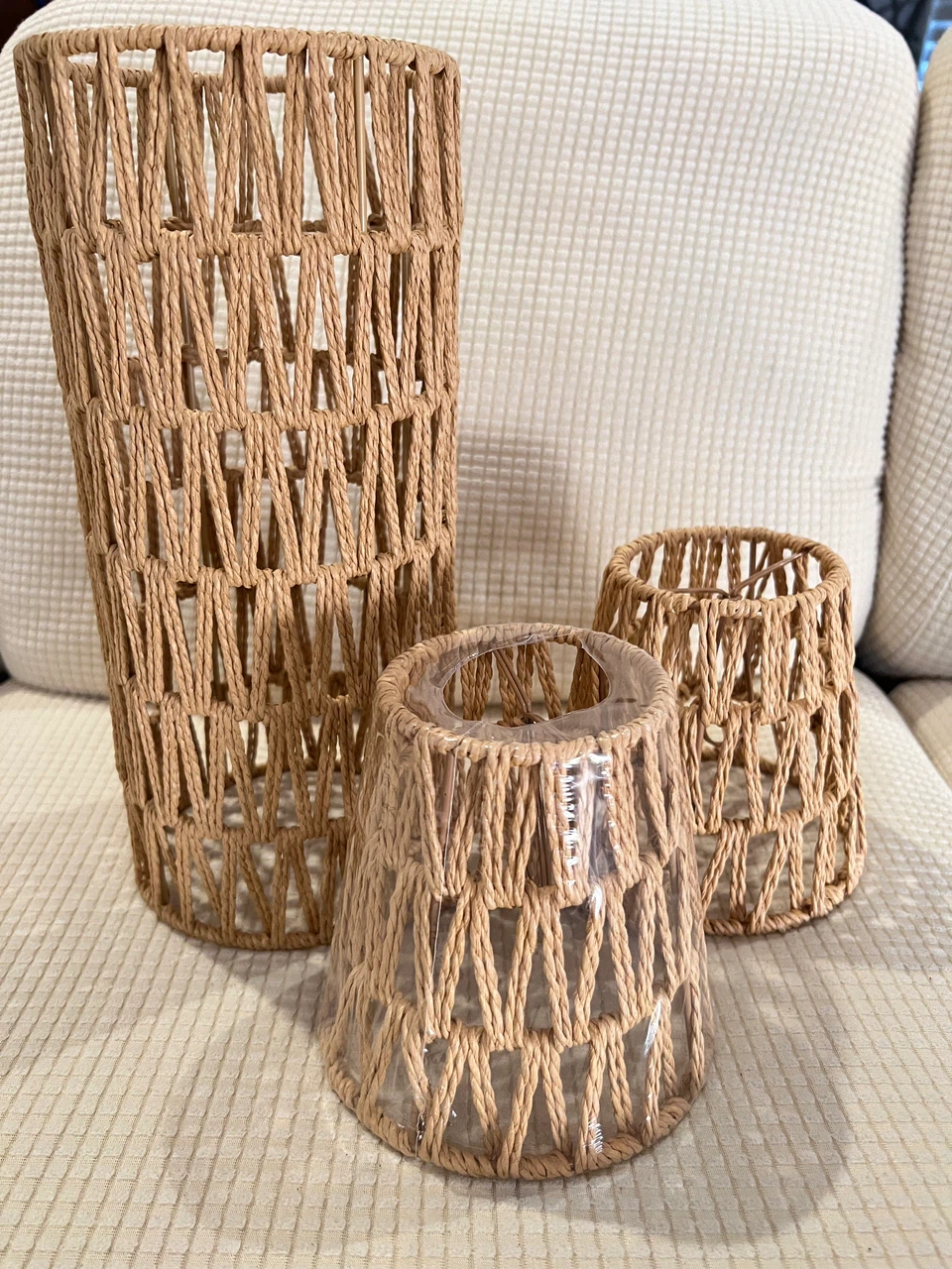 100%NEW NeverUse 3pcs BohoStyleLampCover Orig$60 NOW$20
