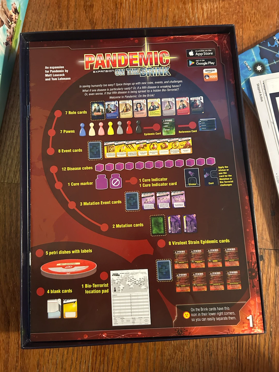 Pandemic Base Game and On the Brink Expansion - photo 2
