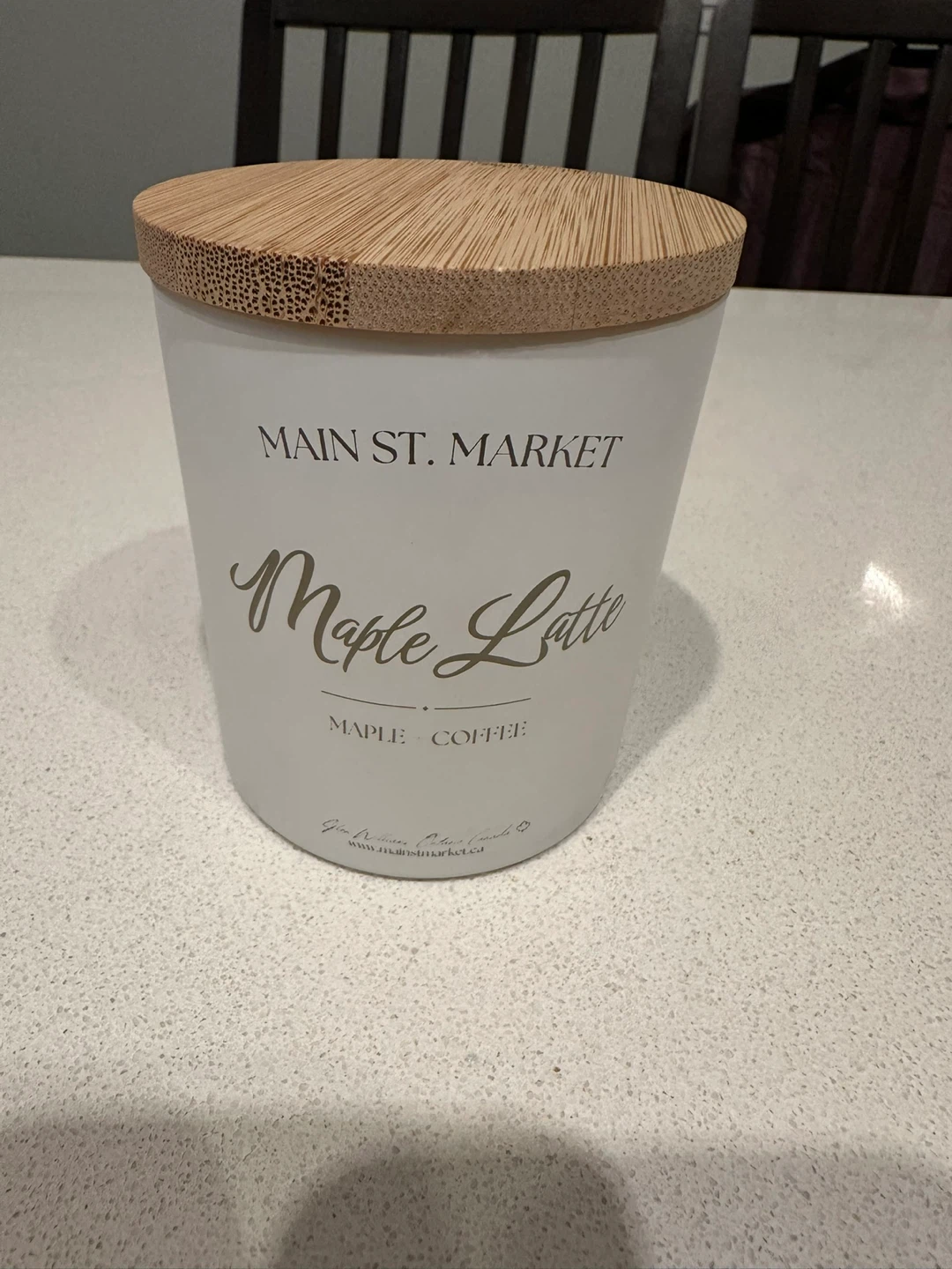 Main St. Market Maple Latte Candle