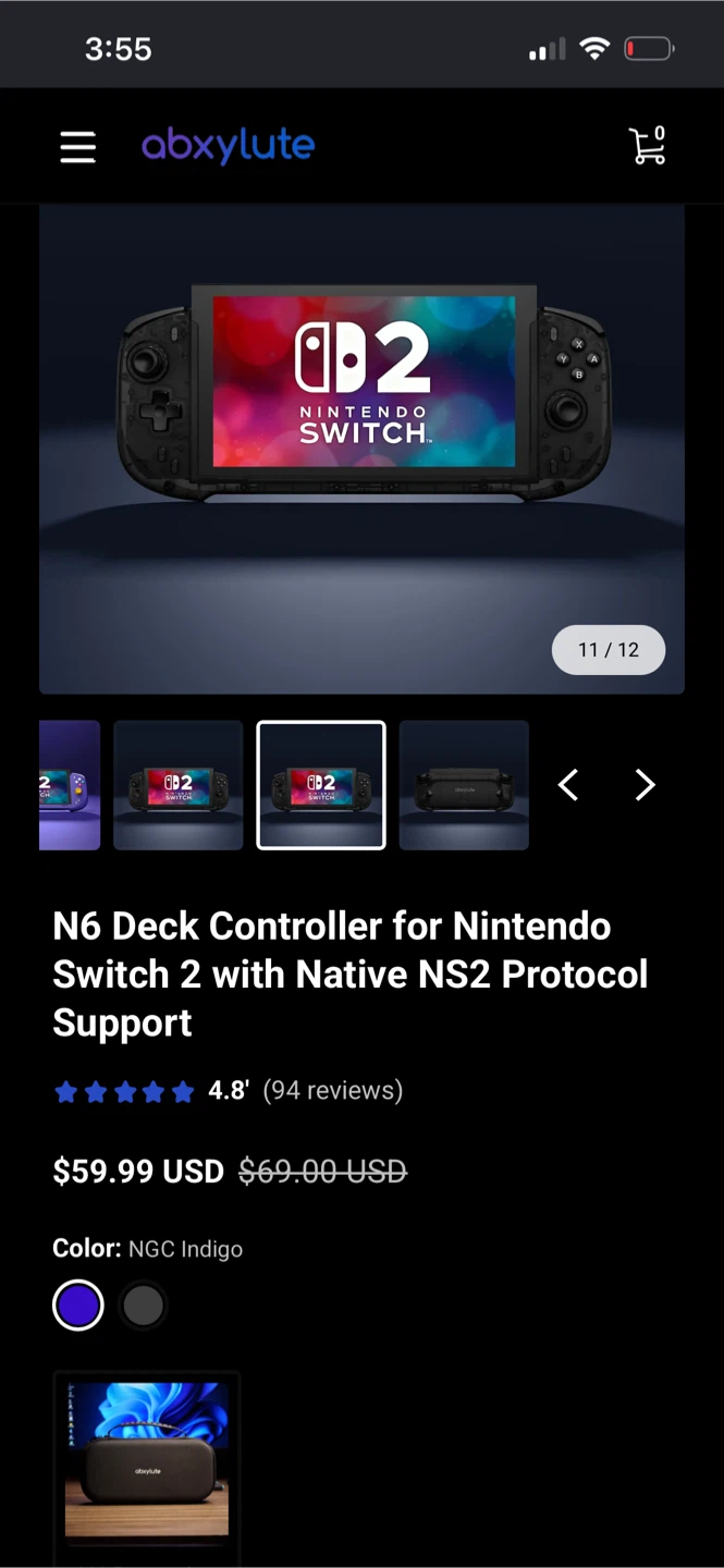 Abxylute N6 Deck Controller for Nintendo Switch 2