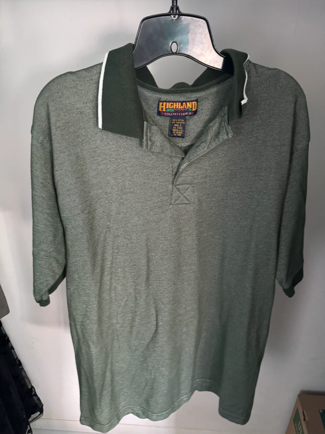 Highland Outfitters Green Polo Shirt