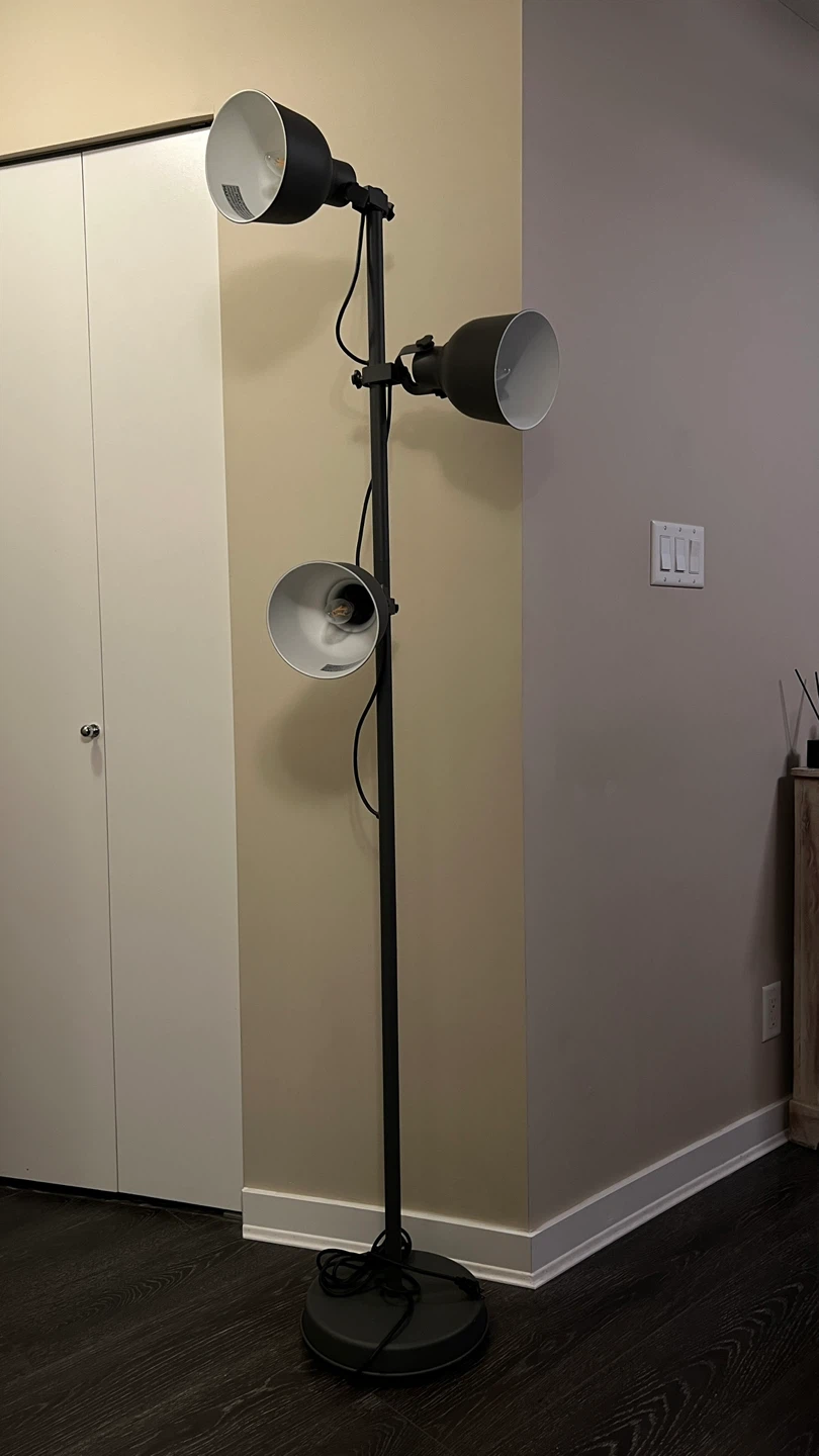 Grey Floor Lamp
