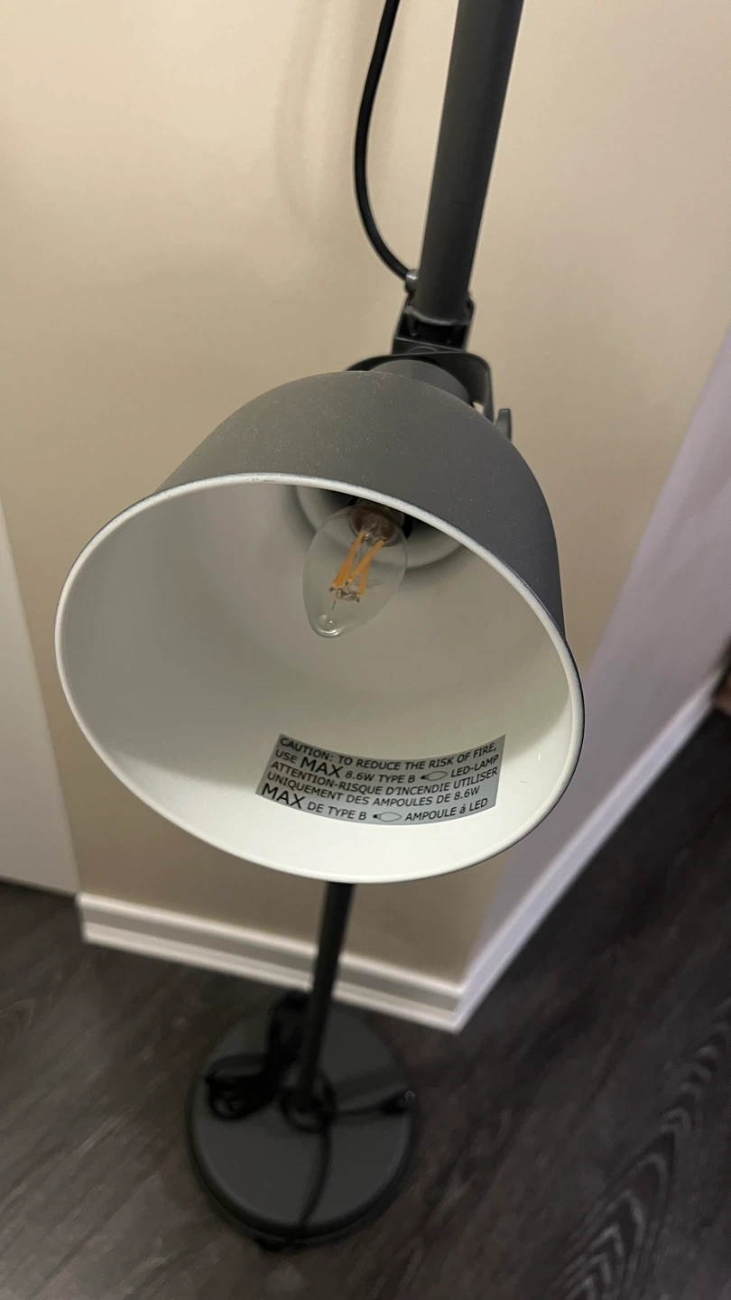 Grey Floor Lamp - photo 2