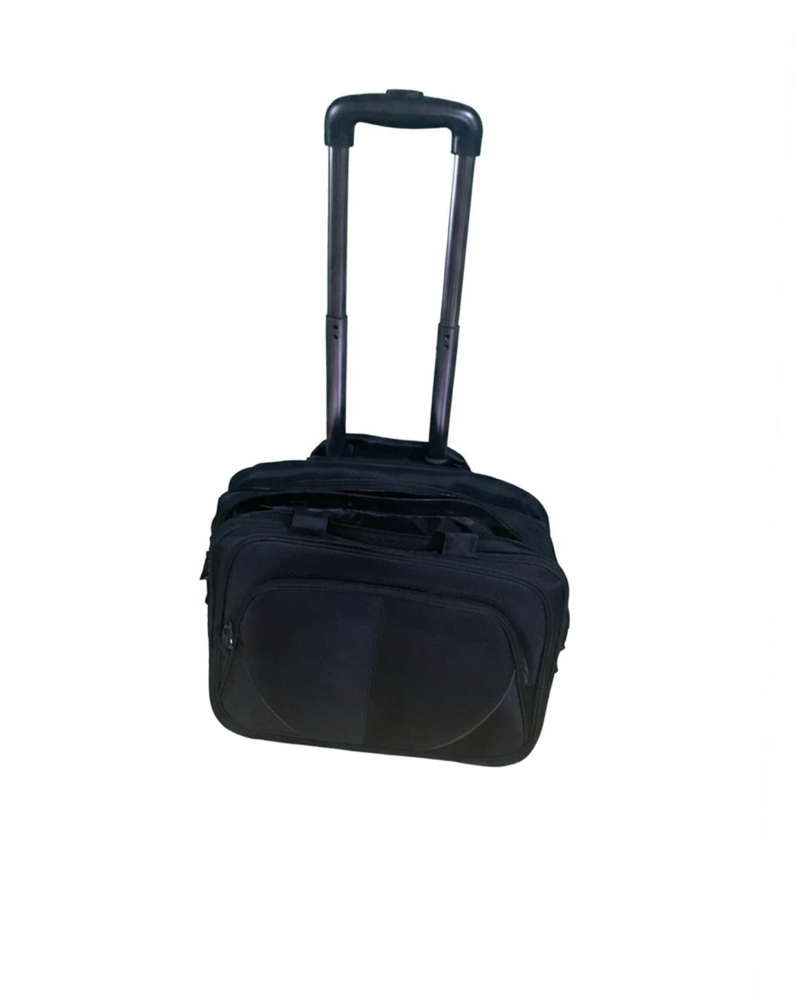 Practical Black Rolling Laptop Briefcase - photo 2