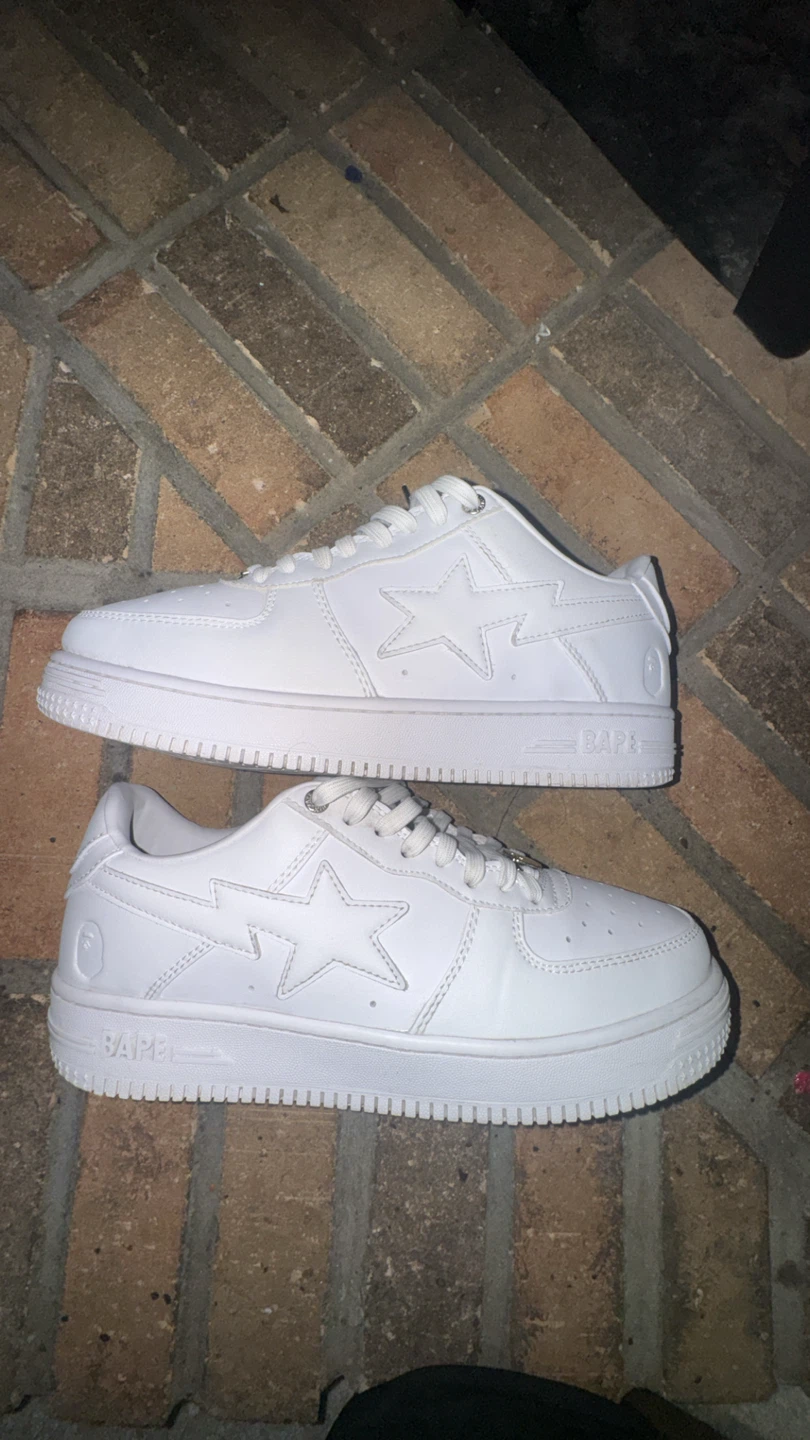 BAPE STA Low White Sneakers - photo 3