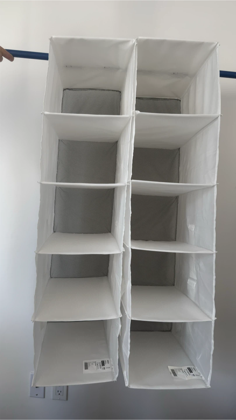 2 IKEA RASSLA Hanging Closet Organizer