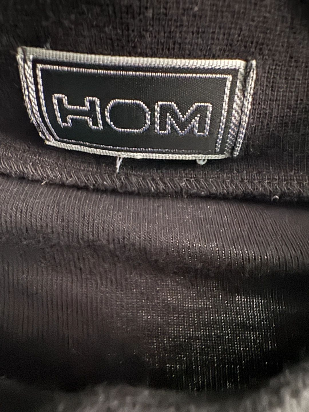 HOM Black Mock Neck Long Sleeve Shirt - photo 4