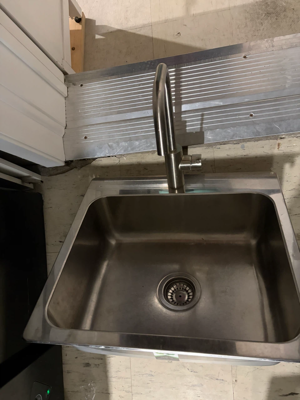 Stainless Steel Single Basin Sink with Faucet