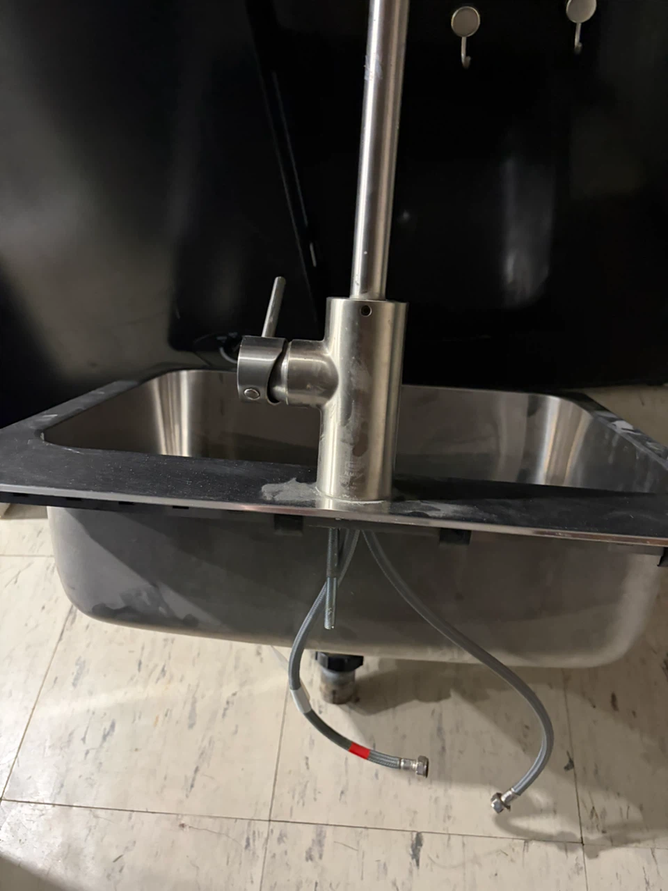 Stainless Steel Single Basin Sink with Faucet - photo 2