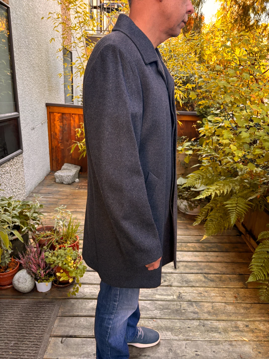 United Colors of Benetton Wool Coat Size 50 - photo 2